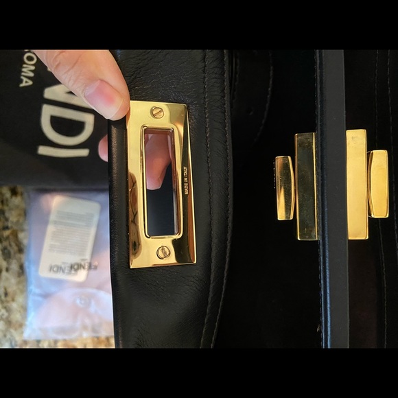 Fendi Whipstitch Peekaboo Medium Satchel - Picture 5 of 6